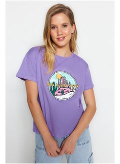 اشتري Woman T-Shirt Lilac في مصر