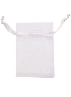 Buy 100Pcs 2X2.7 Inches Mini Organza Bags With Drawstring For Rings Little Earrings Jewelry Pieces Wedding Favors Party Fovours Small Cute Organza Pouches (White) in UAE