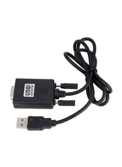 Buy USB To Serial RS232 Converter Black in Saudi Arabia