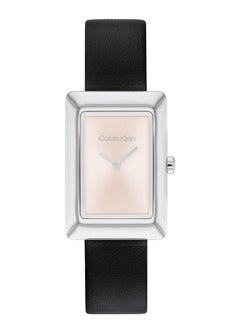 اشتري Women's Analog Rectangle Shape Leather Wrist Watch 25200400 - 22.5 Mm في الامارات