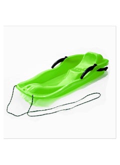 اشتري Outdoor Sports Plastic Skiing Boards Sled Luge Snow Grass Sand Board Ski Pad Snowboard With Rope For Double People في الامارات