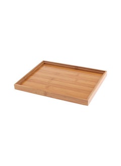 Buy Multidimensional Wood Tea Breakfast Service Trays / Wood Plate 28x22x2cm As described (( Piece:2 pieces in UAE