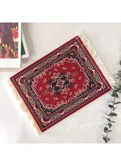 Buy Coasters for Cups-Persian Retro Style Coffee Mats with Tassel in UAE