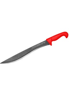 Buy Samura Sultan Pro Stonewash Kitchen Yatagan Knife 11.9"/301mm Red Handle in UAE