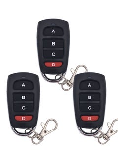 اشتري SYOSI, 3pcs 433mhz Garage Door Cloning Remote Control Keys, Universal Strong Wireless Copy Remote Control Keychain في الامارات