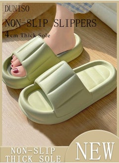 اشتري Slippers for Women Quick Drying Slide Sandal with Thick Sole Non-Slip Soft Shower Slippers Open Toe Spa Bath Pool Gym House Sandals for Indoor & Outdoor في الامارات