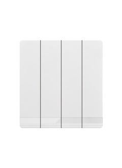 اشتري Vmax V5 Series 4 Gang 2 Way Wall Switch 3X3 Inches White Ivory في الامارات