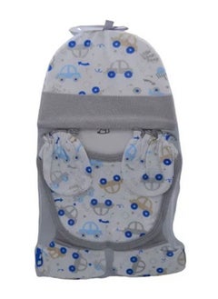 Buy Infant Beanie Hat And Mittens Set With Bib in Saudi Arabia