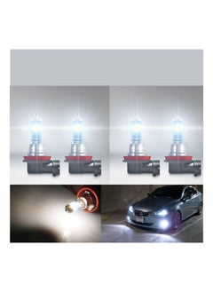 Buy 4PCS H11 Halogen Bulb, Low Beam Headlight Fog Light Replacement High Brightness Bulb 150% Enhanced Illumination Durable Halogen Headlamp Night Driving Safety for Standard 711 55W Bulb in Saudi Arabia