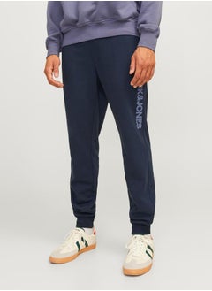 Buy Logo Print Regular Fit Joggers in Saudi Arabia