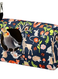 اشتري Cozy Parrot Hammock Bed, Winter Hanging Bird Nest for Parakeets, Soft and Warm Polyester Fabric, Washable and Durable, Provides a Comfy Hideway for Your Feathered Friends. (S) في الامارات