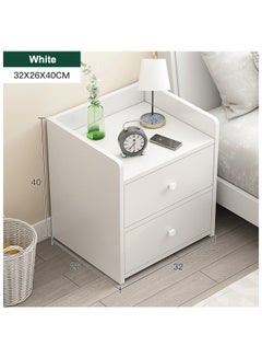 Buy Large Capacity Bedside Table, Minimalist Small Storage Rack, Storage Cabinet, Bedside Small Cabinet 40 * 26 * 32 in Saudi Arabia