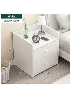 Buy Large Capacity Bedside Table, Minimalist Small Storage Rack, Storage Cabinet, Bedside Small Cabinet 40 * 26 * 32 in Saudi Arabia