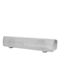 Buy WF-06 Stereo Soundbar Speaker  6W with Volume control ,Wired USB Powered 3.5mm , 2.0 Channel for PC and Laptop , Home theatre , Mobile in Egypt