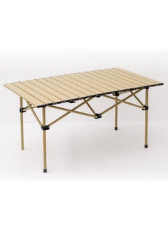 Buy Aluminum Folding Camping Table with Carrying Bag for Outdoor in UAE