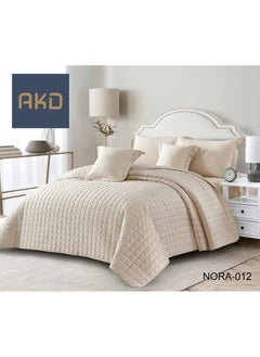 Buy Comforter Set One Person Consisting Of 4 Pieces Polyester Comforter Size 170 By 220 Cm in Saudi Arabia