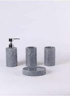 اشتري Orchid 4Pcs Diamond Bath Set في الامارات