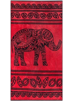 Buy Signoola Beach Towel 90 X 170 Cm Elephant , 100% Cotton. in Egypt