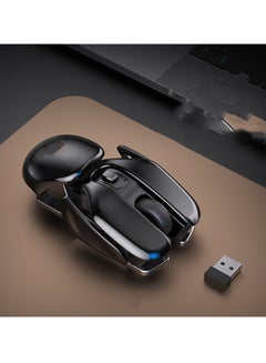 اشتري Rechargeable Wireless Bluetooth Mute Design Office Mouse في الامارات
