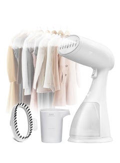 Buy Steamer for Clothes - Portable 1500W Travel Clothes Steamer - Fast 15S Heat-Up, Handheld Travel Fabric Iron, Wrinkle Remover, Heat-Resistant for Soft & Smooth Garments in UAE