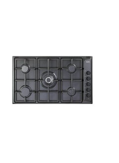 Buy Elba Gas Built-In Hob, 5 Burners,90 CM- Italy - Black -EN95-545ANT in Egypt