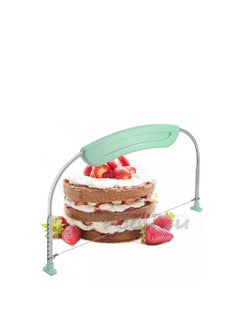 Buy Precision Cake Leveler & Slicer - Essential Tool for Perfect Layers and Decorating (Sea Green)" in Egypt