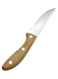 Buy Stainless Steel Kitchen Knife With A Wooden Handle - 6" in Egypt