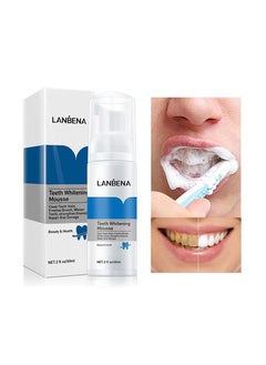 Buy Teeth Supply Stain Remover Plaque Dental Organic Tooth Cleanser Foam Products Teeth Whitening Mousse 60ml in UAE