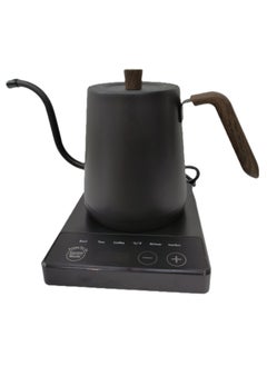 اشتري Electric Gooseneck Kettle 1200W Ultra Fast Boiling Water Kettle 100% Stainless Steel for Pour-over Coffee & Tea Leak-Proof Design Boil-Dry Protection 0.8L (Wood) في الامارات