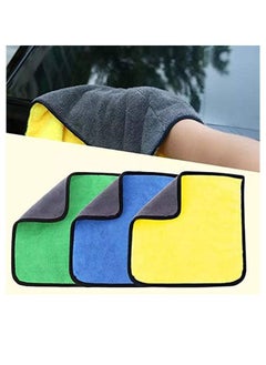 اشتري Soft Microfiber Car Care Towel Cleaning Cloth for Polish The Exterior of Cars في الامارات