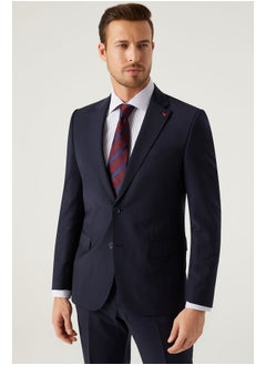 اشتري DS Damat Navy Blue Classic Suit -41% Wool في الامارات