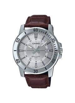 Buy Leather Analog Watch MTP-VD01L-7CVUDF in Egypt