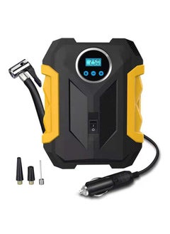 Buy Digital Tyre Inflator Portable Air Compressor 150 PSI 12V Air Pump Tyre Inflation with Emergency LED Flashlight for Cars, Motorcycles, Bikes in UAE