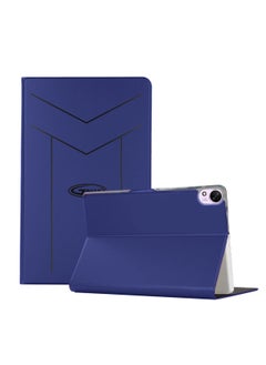 Buy PU Leather Magnetic Closure Flip Case Cover For Huawei MatePad 11.5 S 2024 (11.5 Inch) GMAX Navy Blue in Saudi Arabia