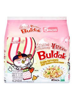 اشتري Buldak Ramen cream Carbonara 140 grams Pack of 5 في الامارات