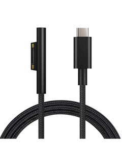 Buy Surface Connect to USB-C Charging Braided Cable 15V/3A, Compatible with Microsoft Surface Pro 7/6/5/4/3, Surface Laptop 3/2/1, Surface Go, Surface Book(6FT) in Saudi Arabia