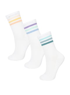 Buy Woman High Cut Socks - 3 Pack in Egypt