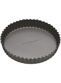 Buy Masterclass Non-Stick Fluted Loose Base Quiche Tin Round in UAE