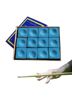 Buy Billiard Pool Cue Chalk Box Billiard Chalk,12 Cubes in Saudi Arabia