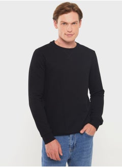 Buy Essential Crew Neck Sweatshirt in Saudi Arabia