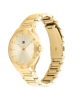 اشتري TOMMY HILFIGER NAOMI WOMEN's LIGHT CHAMPAGNE DIAL, IONIC THIN GOLD PLATED 2 STEEL WATCH - 1782477 في الامارات