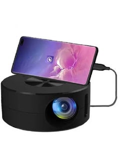 Buy Mini Portable LED Projector with Remote Control 1080P Full HD Wired Mobile Phone in UAE