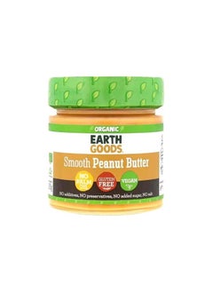 اشتري Earth Goods Organic Smooth Peanut Butter 220g في الامارات