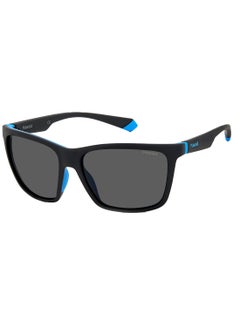 اشتري Men Square Sunglasses PLD 2126/S  BLAKAZURE 58 في الامارات