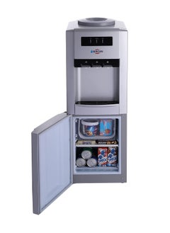 Buy Water Dispenser 3 Spigots Cold And Lukewarm And Hot Large Silver With Refrigerator BYB110 Silver in Egypt