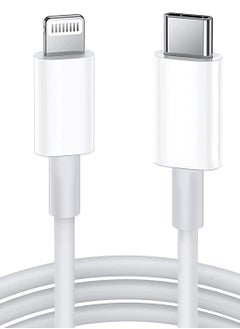 Buy iPhone Charger Cable 2M [MFi Certified] USB C to Lightning Cable Fast Charging Power Delivery PD 100W iPhone Cable for iPhone 14/14 Pro/14 Plus/14 Pro Max, iPad Pro, iPhone 8-13 All Series in Saudi Arabia