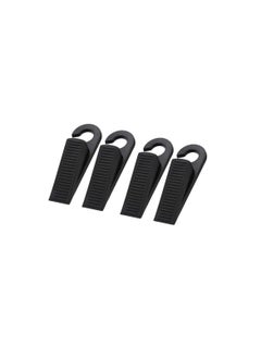 Buy 4Pcs Door Stopper Wedges Mouse Design Guard Baby Safety Protector Non-Slip Door Buffers for Kids Safety Guard Finger Protect for Home and Office, Interior Bathroom, Kitchen, Doors (Black) in UAE