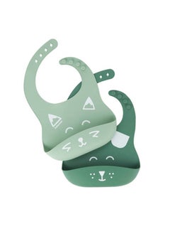 اشتري Set Of 2 Bib'Isy Silicone Bibs في الامارات