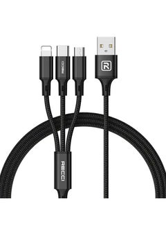 Buy Recci RCS-D120 Fast Wind 3 in 1 USB Cable - 1.2M in Egypt