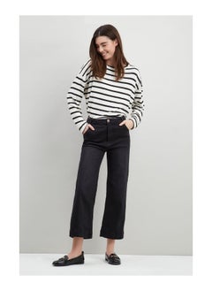 اشتري Heather Crop Wide Leg Jeans في السعودية